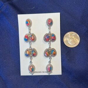 HADA Collection Sterling Silver Earrings. Never Worn